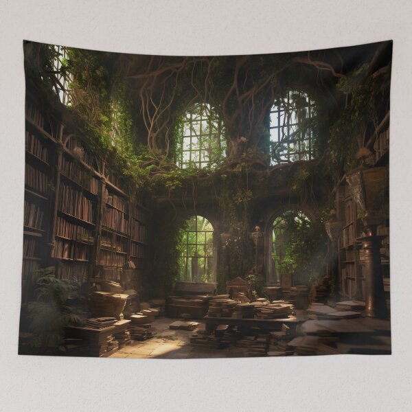 Item preview, A Sanctuary of Stories: The Enchanted Library designed and sold by oanaunciuleanu.