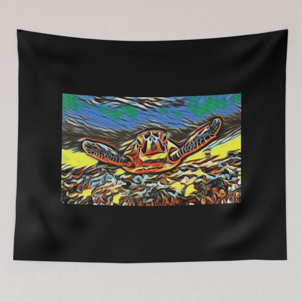 Item preview, Artistic Sea Turtle Design designed and sold by TGAL2.