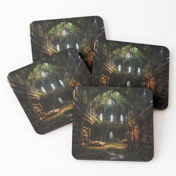 Item preview, A Sanctuary of Stories: The Enchanted Library designed and sold by oanaunciuleanu.