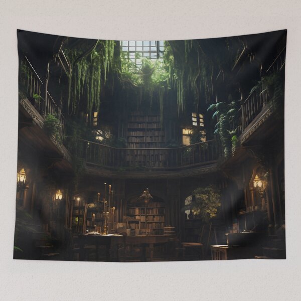 Item preview, A Sanctuary of Stories: The Enchanted Library designed and sold by oanaunciuleanu.