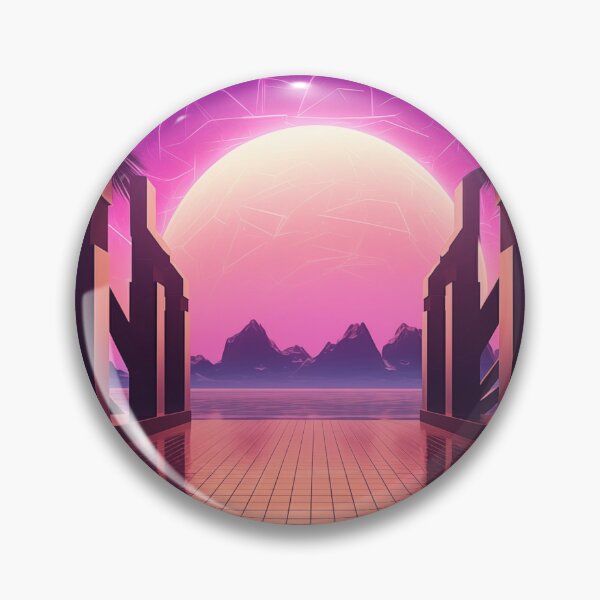 Item preview, Galactic Echo: Retro Wave Bliss designed and sold by Mullet Monkey.