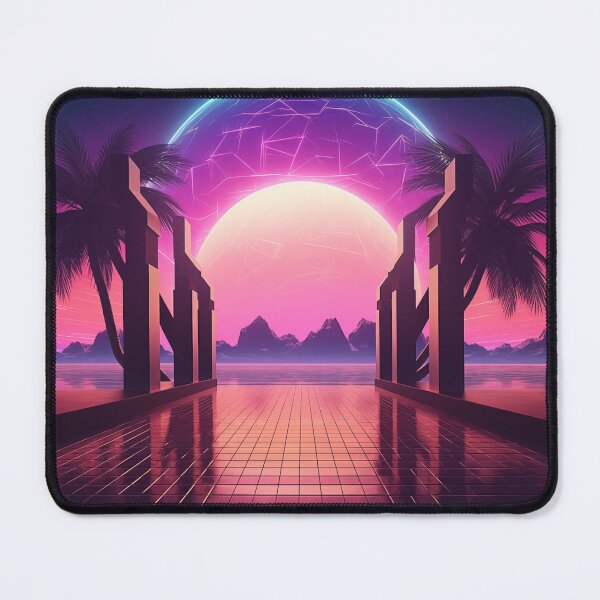Item preview, Galactic Echo: Retro Wave Bliss designed and sold by Mullet Monkey.