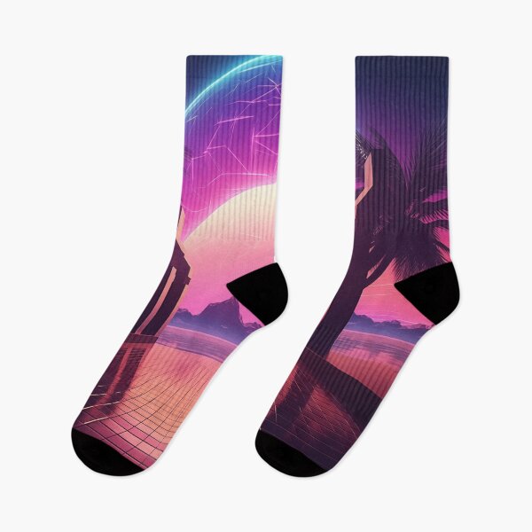 Item preview, Galactic Echo: Retro Wave Bliss designed and sold by Mullet Monkey.