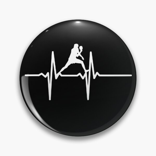 Item preview, Ping Pong Heartbeat EKG designed and sold by QUOTABLE STICKERS.
