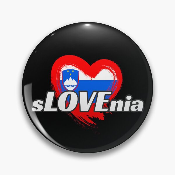 Item preview, Slovenia Slovene Slovenian Heart Love Flag designed and sold by FlagX.