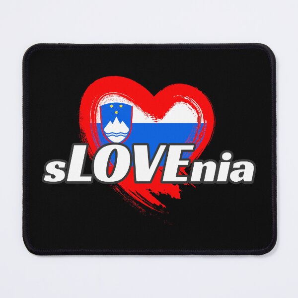 Item preview, Slovenia Slovene Slovenian Heart Love Flag designed and sold by FlagX.