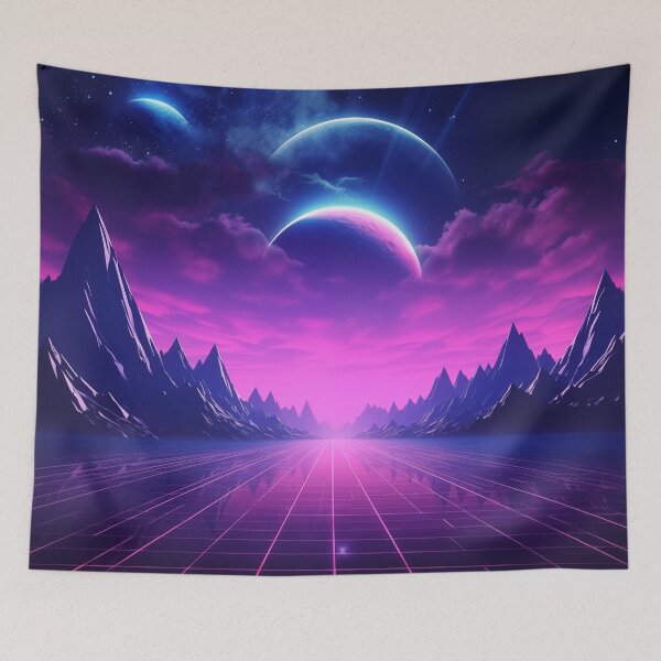 Item preview, Cosmic Serenade: Dreamy Synthwave designed and sold by Mullet Monkey.