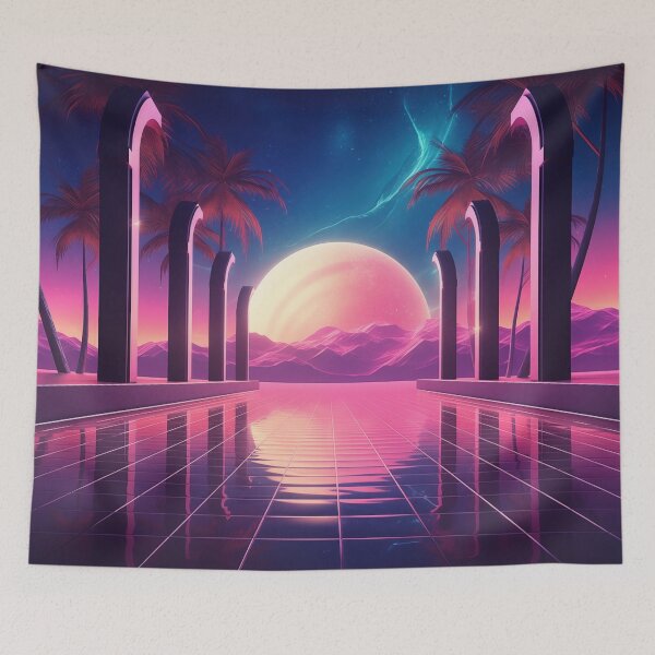 Item preview, Harmonic Horizons: Retro Wave Journeys designed and sold by Mullet Monkey.
