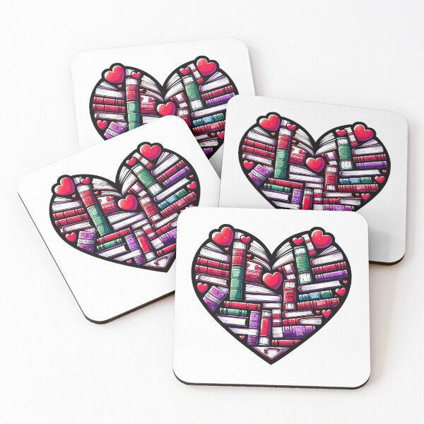 Item preview, Book Lover's Valentine's Day Heart designed and sold by Truck Stop One.