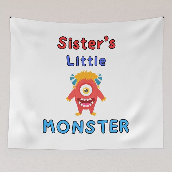 Item preview, Sister's Little Monster designed and sold by BeagleDesigns.