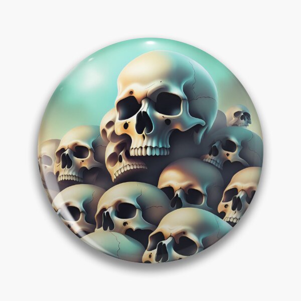 Item preview, A pile of skulls lies in the middle of a post-apocalyptic desert designed and sold by Sopilka.