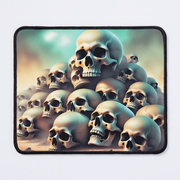 Item preview, A pile of skulls lies in the middle of a post-apocalyptic desert designed and sold by Sopilka.