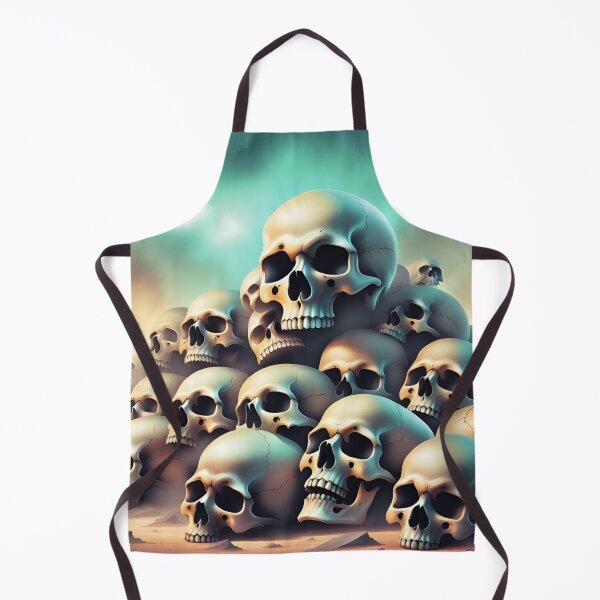 Item preview, A pile of skulls lies in the middle of a post-apocalyptic desert designed and sold by Sopilka.