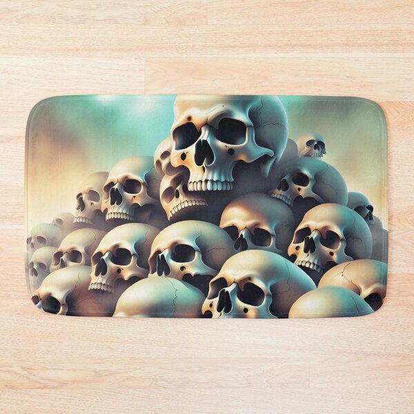 Item preview, A pile of skulls lies in the middle of a post-apocalyptic desert designed and sold by Sopilka.