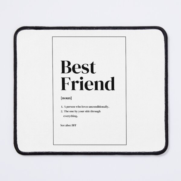 Item preview, Best Friend Word Art Print designed and sold by Femme Pastel Collective.