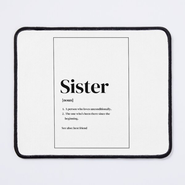 Item preview, Sister Word Art Print designed and sold by Femme Pastel Collective.