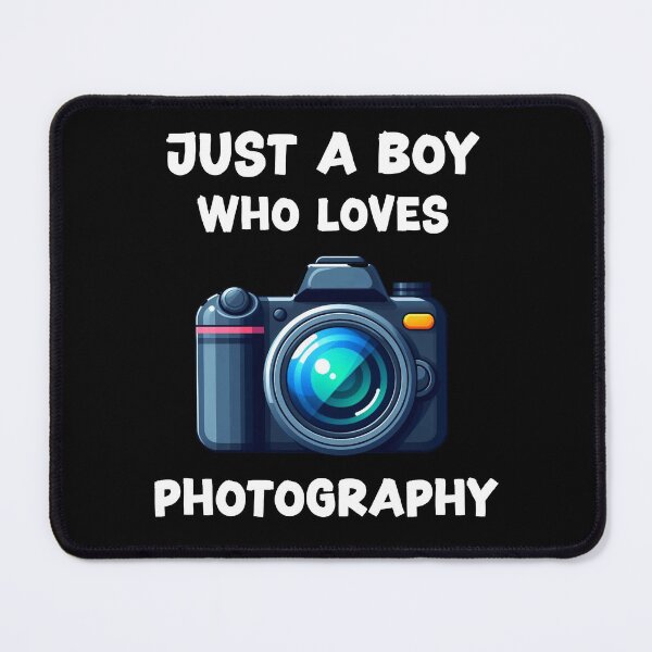 Item preview, Just a boy who loves photography designed and sold by HeadTurningArt.