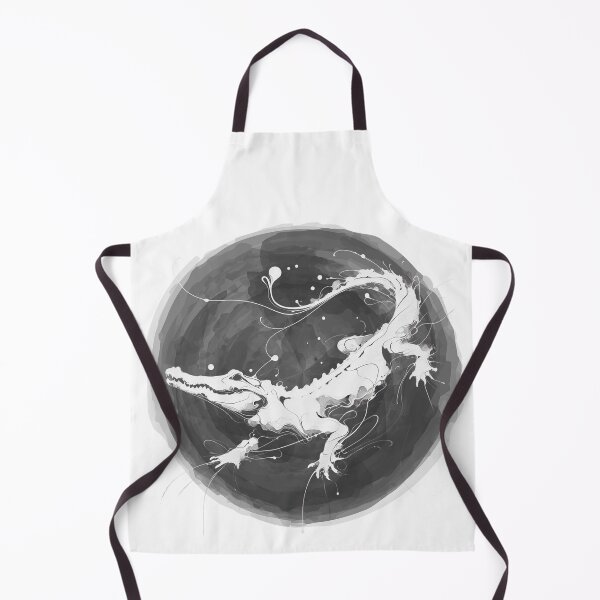 Item preview, Alligator - Minimalist Ink and Watercolor designed and sold by HausKatz.