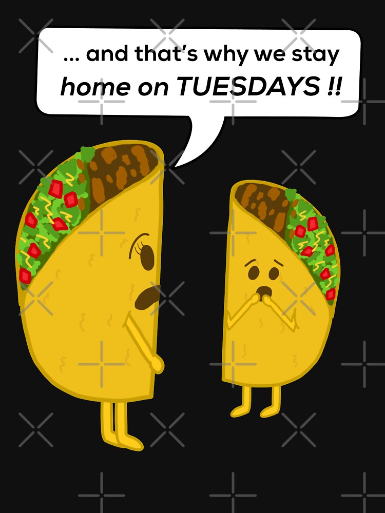 "Mexican Food Taco Tuesday Funny Spookie" Unisex T-Shirt ...