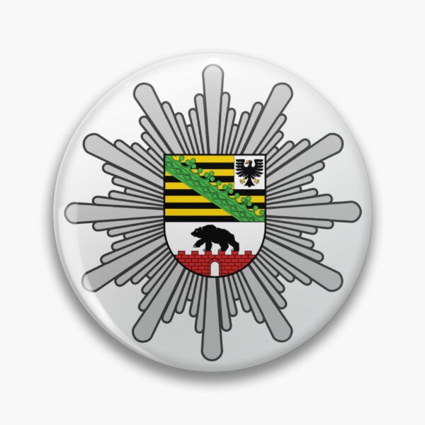 Item preview, Emblem of the Saxony-Anhalt Police designed and sold by HeraldryCabinet.