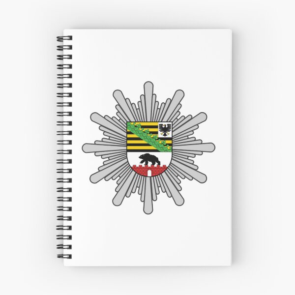 Item preview, Emblem of the Saxony-Anhalt Police designed and sold by HeraldryCabinet.