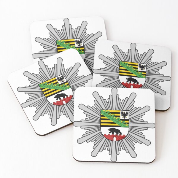 Item preview, Emblem of the Saxony-Anhalt Police designed and sold by HeraldryCabinet.