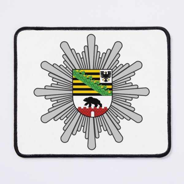 Item preview, Emblem of the Saxony-Anhalt Police designed and sold by HeraldryCabinet.