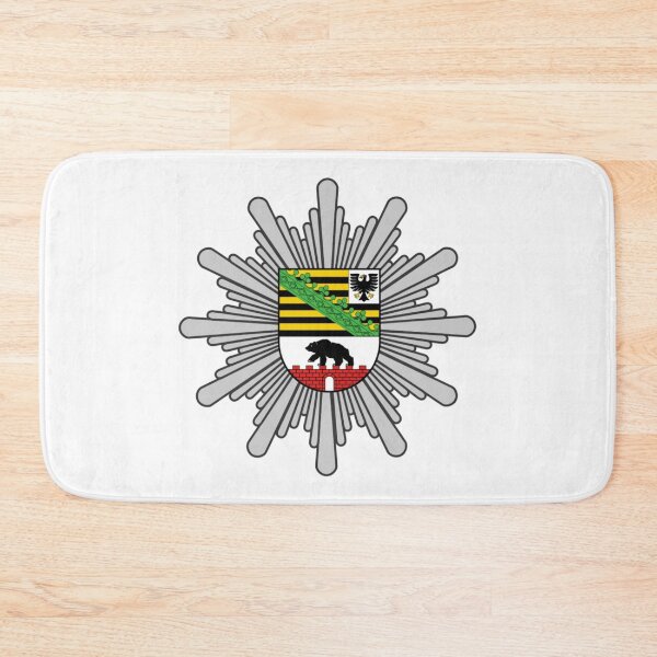 Item preview, Emblem of the Saxony-Anhalt Police designed and sold by HeraldryCabinet.