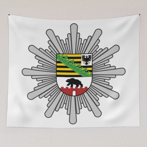 Item preview, Emblem of the Saxony-Anhalt Police designed and sold by HeraldryCabinet.