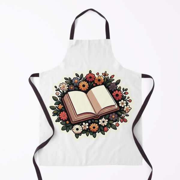 Item preview, Open Book with Flowers Cottagecore Style designed and sold by Truck Stop One.