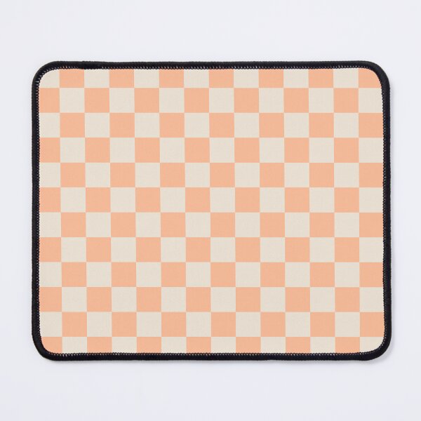Item preview, Peach Checkered Checked Check Checkerboard Pattern designed and sold by kierkegaard.