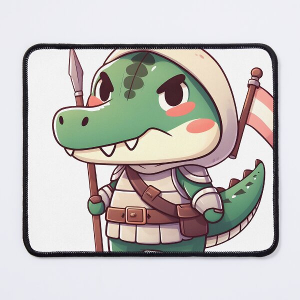 Item preview, Crocodile wild animal cartoon sticker , Crocodile Sticker as a Warrior designed and sold by teerapol24.