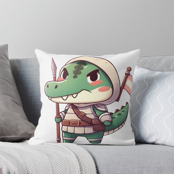 Item preview, Crocodile wild animal cartoon sticker , Crocodile Sticker as a Warrior designed and sold by teerapol24.