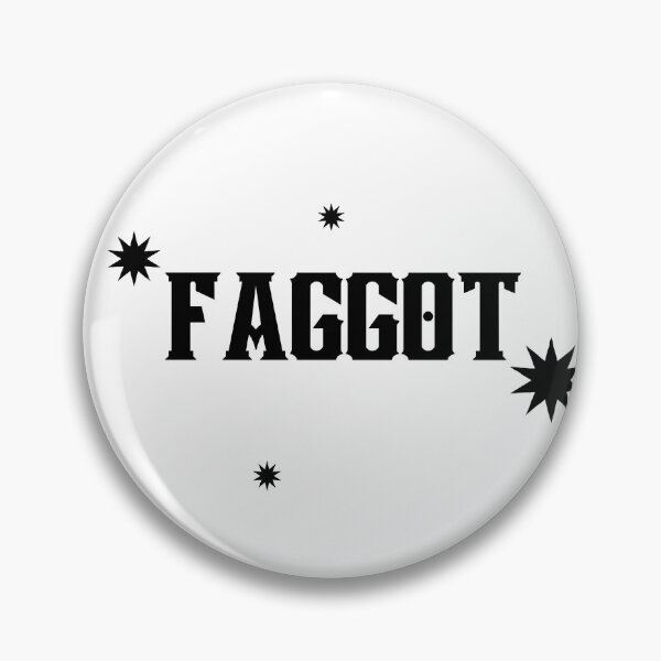 Item preview, Faggot gay bisexual offensive cuss words  designed and sold by nbakash.