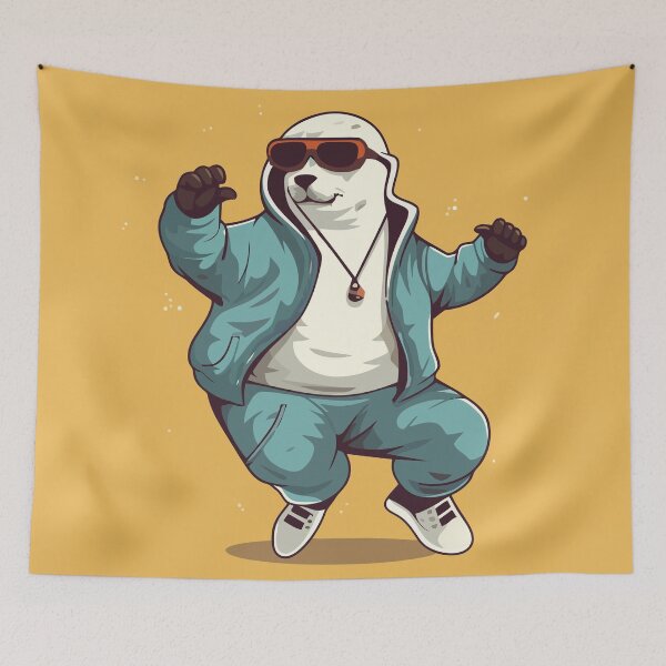 Item preview, Hip Hop Dancing Seal designed and sold by Amir Faysal.