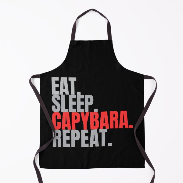 Item preview, eat sleep capybara repat designed and sold by Lucasso432.