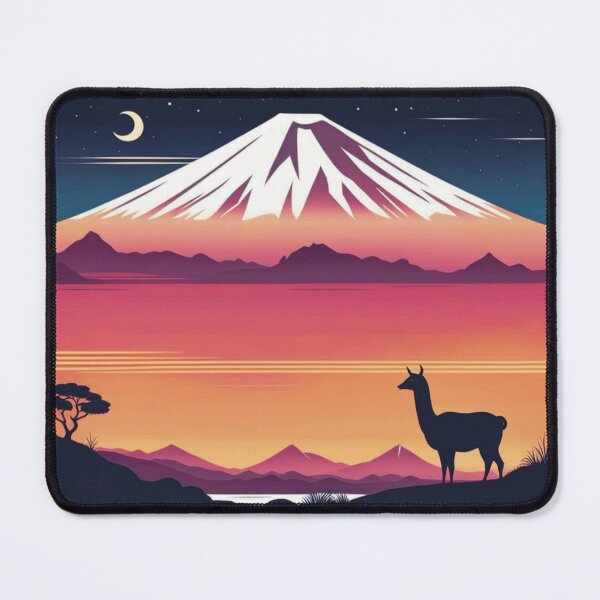 Item preview, Volcano Night View with Alpaca designed and sold by Secondearth.