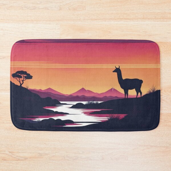 Item preview, Volcano Night View with Alpaca designed and sold by Secondearth.