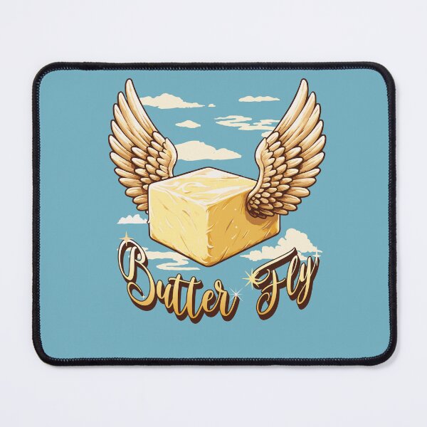 Item preview, Butter Fly - ButterFly Pun designed and sold by Sir Meow Meow.