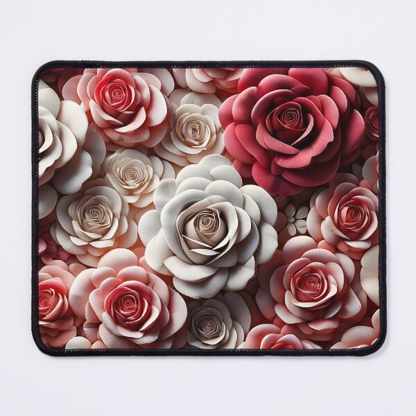 Item preview, Lush Rose Tapestry: 3D Floral Elegance designed and sold by KNAA.