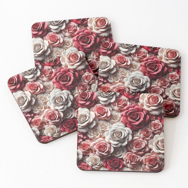 Item preview, Lush Rose Tapestry: 3D Floral Elegance designed and sold by KNAA.