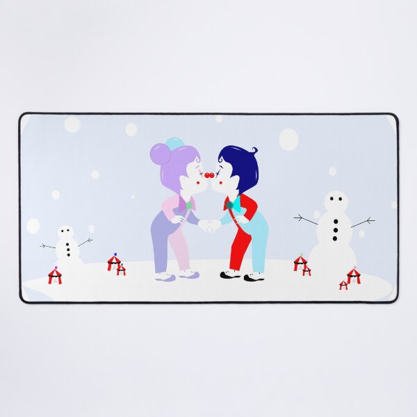 Item preview, CARNIVAL CHRISTMAS: KISSING KLOWNS designed and sold by Antisocial Creatives.