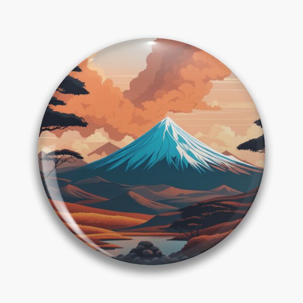 Item preview, Volcano View with Trees designed and sold by Secondearth.