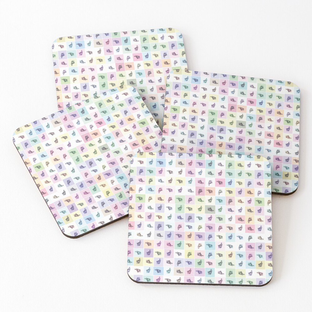 Item preview, Coasters (Set of 4) designed and sold by PlantBased40.