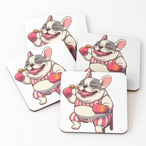 Item preview, the Papa bull dog eat BBQ travel in Thailand designed and sold by olopaw.