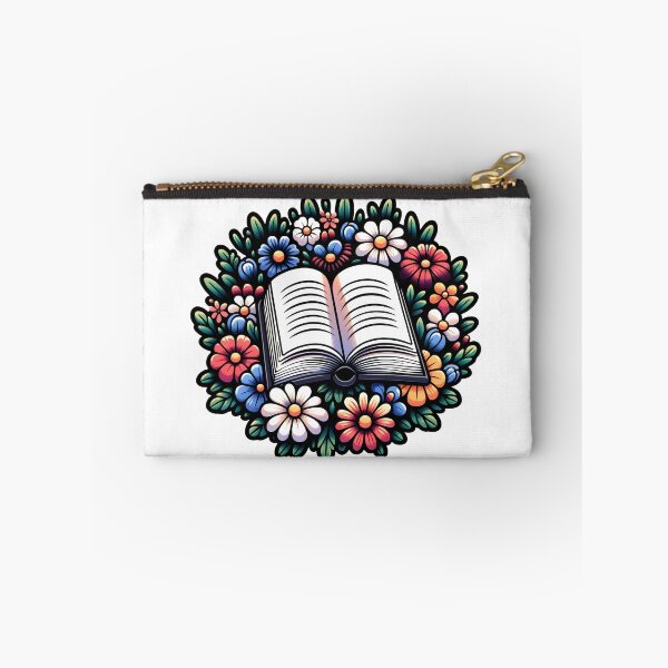 Item preview, Open Book with Flowers Cottagecore Style designed and sold by Truck Stop One.