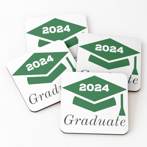 Item preview, Graduate, Green and White designed and sold by Cassidy Olson.