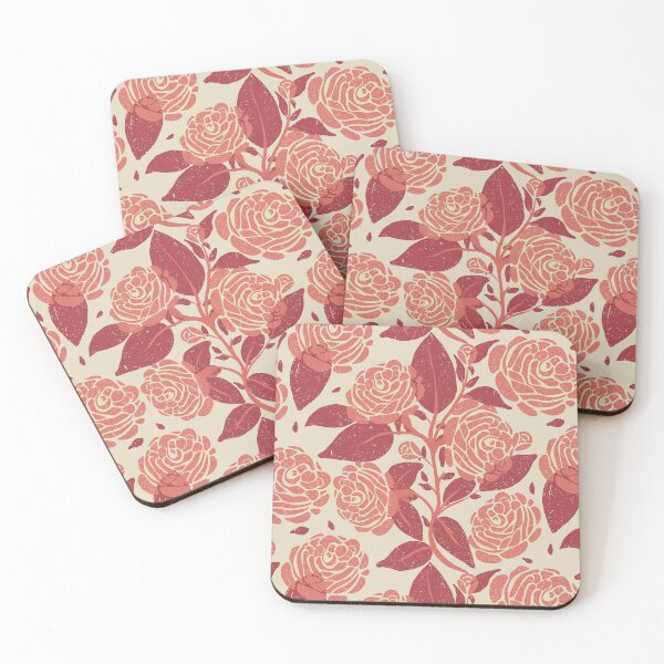 Item preview, Valentine's Roses in Pink and Beige designed and sold by YorkvilleStudi.
