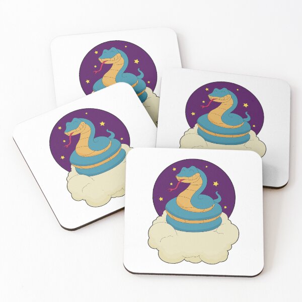 Item preview, Snake Night Stars Clouds designed and sold by Snabdesign84.