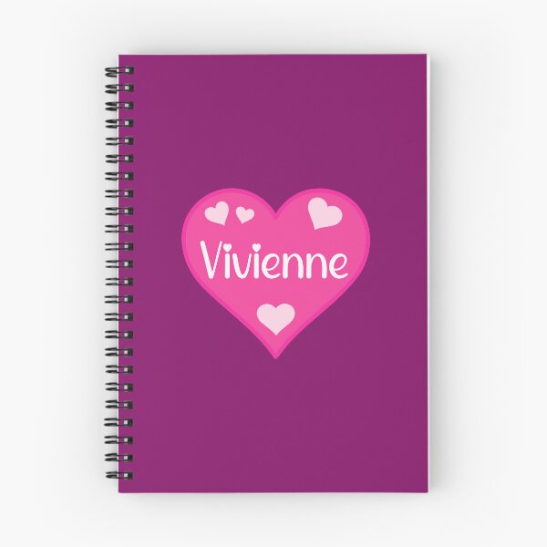 Item preview, Vivienne Name Pink Heart  designed and sold by Jeallan Designs.